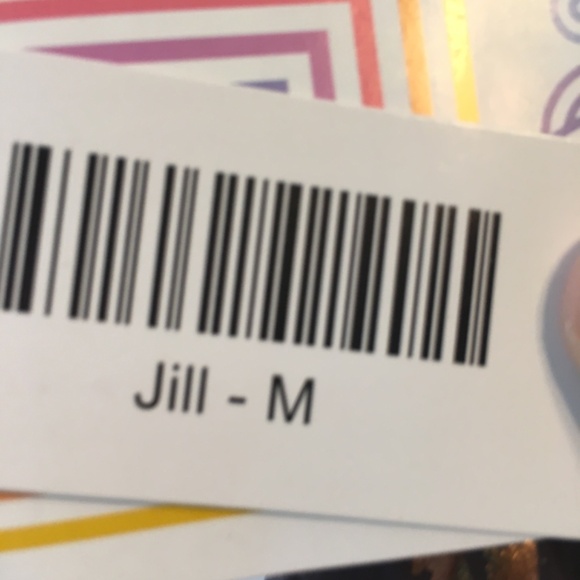 NWT Lularoe Jill Black and Gold Pleated Skirt. Elegant Collection Size Medium - Picture 5 of 8